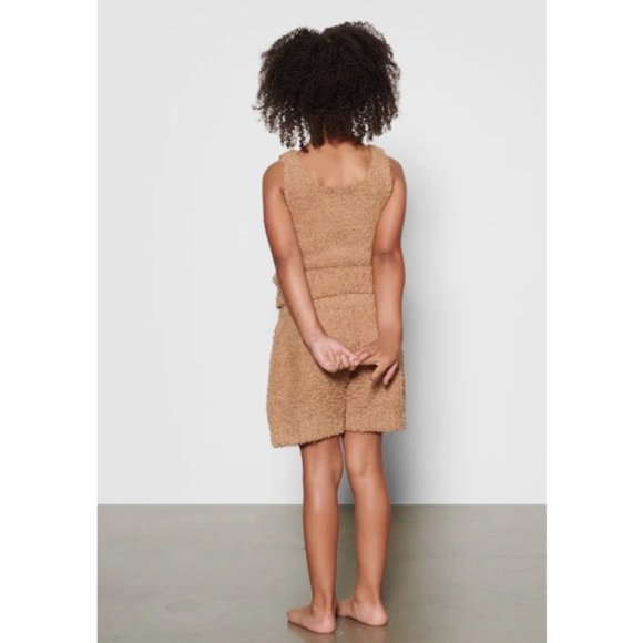 SKIMS Cozy Knit Tank Top Camel Girls 8/10 - Picture 4 of 12